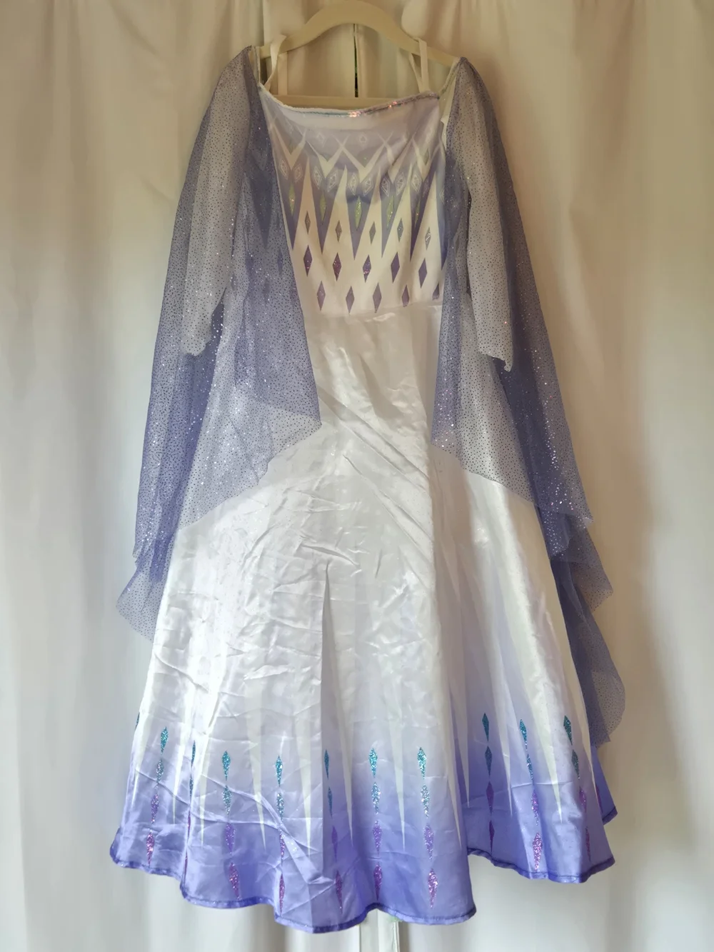 Disney Elsa Princess Costume Dress w/ attached cape